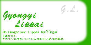 gyongyi lippai business card